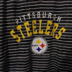 Pittsburgh Steelers V-neck racetrack NFL top sz S